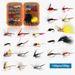 Shark Scavenger|120-piece Set Of Micro Lure Fly Hooks, Hand-tied Small Insect Hooks For Fishing Wh A Hook And Whe_desvips.com