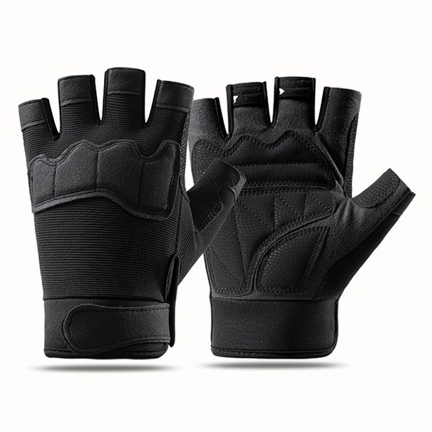 Tactical Half-finger Gloves Men, Suitable Outdoor Sports, Spring And Summer Cycling, Non-slip, Training, Fitness,_desvips.com