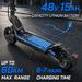 SUNNIGOO GT N07 ABE Electric Scooter 500W Motor 48V 15AH 22KM/H 60KM Long Range 10" Tubeless Tire Dual Suspension Street-Legal E-Scooter_desvips.com