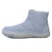 Unisex Winter Snow Boots With Side Zipper - Waterproof Slip-Resistant Cold Weather Shoes For Men & Women - Thermal Lined Wide Toe Barefoot Comfort_desvips.com