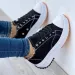 New Casual For Women 2023 Autumn Summer Round Toe Canvas Solid Color Low Top Plus Size Women's Shoes Ddmysaturn_desvips.com