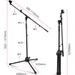 Thickened And Reinforced Floor-standing Microphone Stand, Heavy-duty Microphone Stand, Height-adjustable Condenser Microphone, Stage Performance Microphone Stand, Foldable And Easy To Store, Perfect For Chinese New Year Gifts._desvips.com
