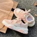 Maogu Platform Breathable Running Sports Chunky Shoes Student Comfortable Kawaii Ladies Footwear Pink Casual Sneakers_desvips.com