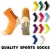 Professional Football Socks With Anti-Slip Silicone Grip & Cushioned Terry Sole - Breathable Sports Socks For Men & Women (Multiple Colors)_desvips.com