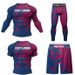 Printed Breathable Quick-drying Brazilian Jiu-Jitsu Anti-abrasion Suit MMA MMA Tights Four-piece Set_desvips.com