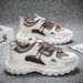 Autumn New Breathable White Men's Versatile Thick-Soled Non-Slip Sports Casual Dad Trendy Shoes_desvips.com