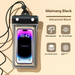 Mobile Phone Waterproof Bag Can Float Touch Screen With Airbag Swimming Rafting Tri-fold Sealed Diving Cover To Take Pictures_desvips.com