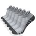 6 Pairs Ankle Athletic Running Cushioned Breathable Low Cut Sports Tab For Men Women Short Socks_desvips.com