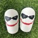Mini Shin Guards For Football - Small Size Youth & Adult Shin Pads With Fun Joker Design, Lightweight Plastic Protective Gear For Soccer, Basketball_desvips.com