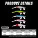 HENGJIA 5PCS 48.5g 73.5g Minnow Fishing Lure SET Deep Diving Isca Artificial Bait Wobblers Tackle Pesca BASS Pike Walleye Sea Fishing Bait_desvips.com