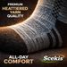 8 Pairs Mens Crew Long Calf Cushioned Socks For Sports Running Workout Gym Work Athletic_desvips.com
