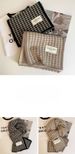 New Classic Houndstooth Double-sided Scarf For Women In Autumn And Winter Warm And Fashionable Knitted Scarf_desvips.com