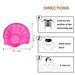 Adult Children's Swimming Cap Silicone Waterproof Men's And Women's Water Drop Cap Flat Cap Solid Color Long Hair Ear Protection Large Swimming Cap_desvips.com