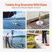 1300 LBS Strong Fishing Magnet Kit Single Sided Pull Force And Rope Carabiner_desvips.com