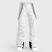 Women's Windproof Waterproof Warm Bib Outdoor Thickened Double Single Board Ski Gear Cotton Snow Pants_desvips.com