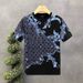 2023 New Summer Short Sleeved T-shirt Slim Fit Round Neck Top Trendy Brand Casual Student Korean Fashion Men's Wear_desvips.com