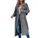 Women's Fashion Casual Long Trench Coat_desvips.com