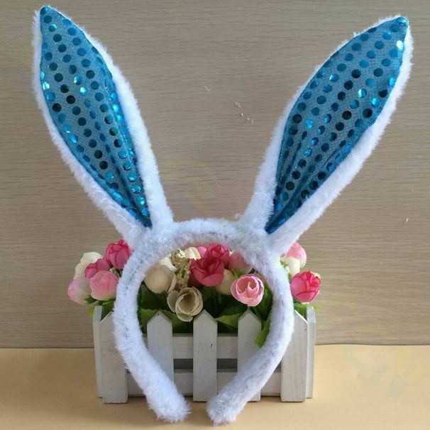 Easter Children's Day Decoration Long Ear Headband Hair Clip Bunny Girl Cosplay Performance Prop Toy_desvips.com