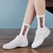 White Cheerleader For Women Girls Durable Cheerleading Dance Sneakers Fitness Sports Shoes 9211_desvips.com