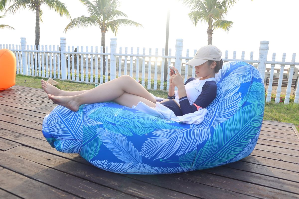 New Camping Air Mattress Inflatable Recliner Outdoor Inflatable Sofa Outdoor Lazy Inflatable Bed Camping_desvips.com