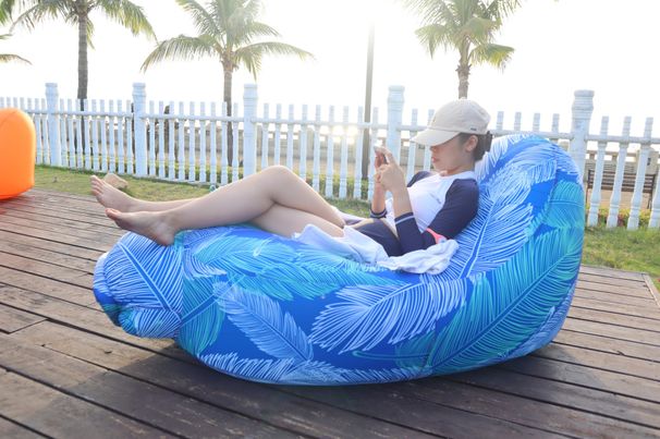 New Camping Air Mattress Inflatable Recliner Outdoor Inflatable Sofa Outdoor Lazy Inflatable Bed Camping_desvips.com