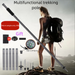 Trekking Poles Folding Multifunctional Outdoor Hiking Camping Self-defense Ultra-light Tactical Set Walking Stick_desvips.com