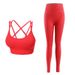 Fitness Sports Beauty Back Hip Lift Outer Wear Suit Tight Slimming Pilates Yoga Set_desvips.com