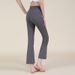 New Slimming Flared Yoga High Waist Hip Lift Wide Leg For Outdoor Fitness Pilates Body Shaping Bell Bottom Pants_desvips.com