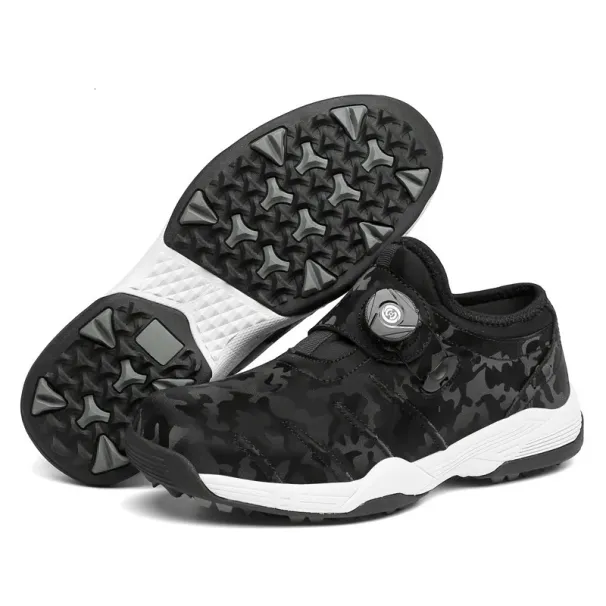 Size Ddmytiger Large Couple Anti Slip Wear Resistant Golf Shoes Men S And Women Casual Rotating Button Waterproof Sports_desvips.com