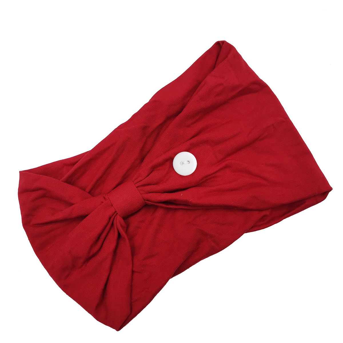 K5 Solid Color Anti-Strangulation Headband Mask Button Hairband_desvips.com