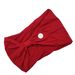 K5 Solid Color Anti-Strangulation Headband Mask Button Hairband_desvips.com