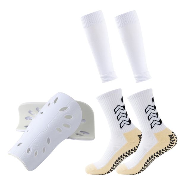 Adult thickened over knee long football socks leg pads set men's and women's adhesive non-slip socks_desvips.com