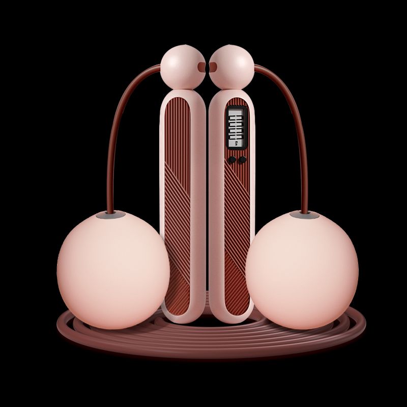 KaySpeed Smart Counting Weighted Rope With Rope Cordless Two-in-One Jump Rope KJ36 Blush_desvips.com