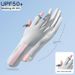 UPF50+ Sun Arm Sleeves – Fingerless Cooling Gloves For Driving, Cycling & Outdoor (Breathable, Touchscreen, Anti-Slip Grip)_desvips.com