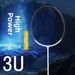 Adult Carbon Fiber Badminton Racket 3U Offensive Smash Type 35 Lb Cross Border Training Racquet_desvips.com