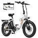 VITILAN U3 Folding Electric Bicycle, 20-inch Fat Tire Electric Bicycle, 750W Motor, 48V 13AH Battery, Pedal-assisted Electric Bicycle_desvips.com