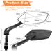 Bike Mirrors Bicycle Mirror Right Left Rear View Mirror HD Convex Mirror Bicycle E-bike Scooter Bike Mirrors_desvips.com