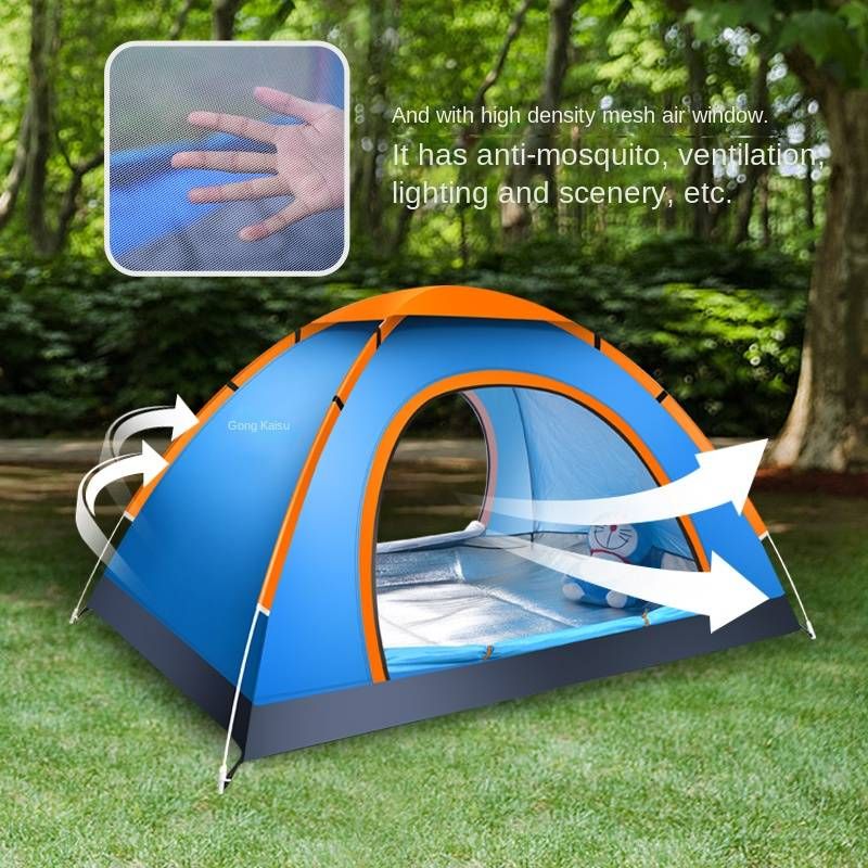 KaySpeed Double Person Instant Tent Waterproof Mat Two-piece Set HA150_desvips.com