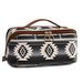 Bohemian Style PU Leather Cloud Pillow Cosmetic Bag Large Capacity Portable Toiletry Case Travel Toiletry Bag_desvips.com