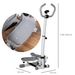 Stepper Heimtrainer Für Zuhause Mit LCD-Bildschirm Einstellbare Geschwindigkeit Metall ABS 55 X 53 X 118-128 Cm_desvips.com
