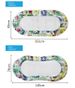 Glitter Flamingo Pool Float Thickened Eco-PVC Inflatable Lounger With Mesh Seat Pillow Single Person Water Hammock For Pool Beach_desvips.com