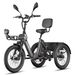 FAFREES F20 Mate II Electric Tricycle, 48V 21Ah Battery,Hydraulic Disc Brakes,Front & Rear Baskets_desvips.com