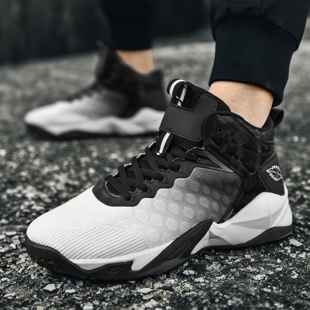 New national tide basketball shoes men's high-top solid sneakers men's shoes youth sports running shoes_desvips.com