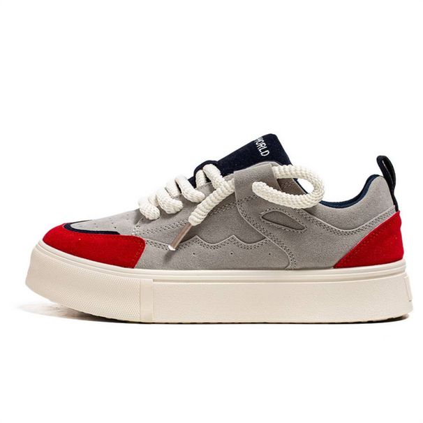 2025 Fashion Sneakers Men's PU Splicing Breathable Non-Slip Wear-Resistant Running Shoes 39-44_desvips.com