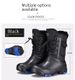 Men's Snow Boots Dual Purpose Fishing Shoes Snow Cotton Wild Fishing Thick Warm Labor Protection Fishing Boots Special Steel Nails Extra Thick Boots_desvips.com