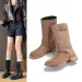 Women Boots New Belt Design Fashion Simple Casual Style Free Shipping_desvips.com