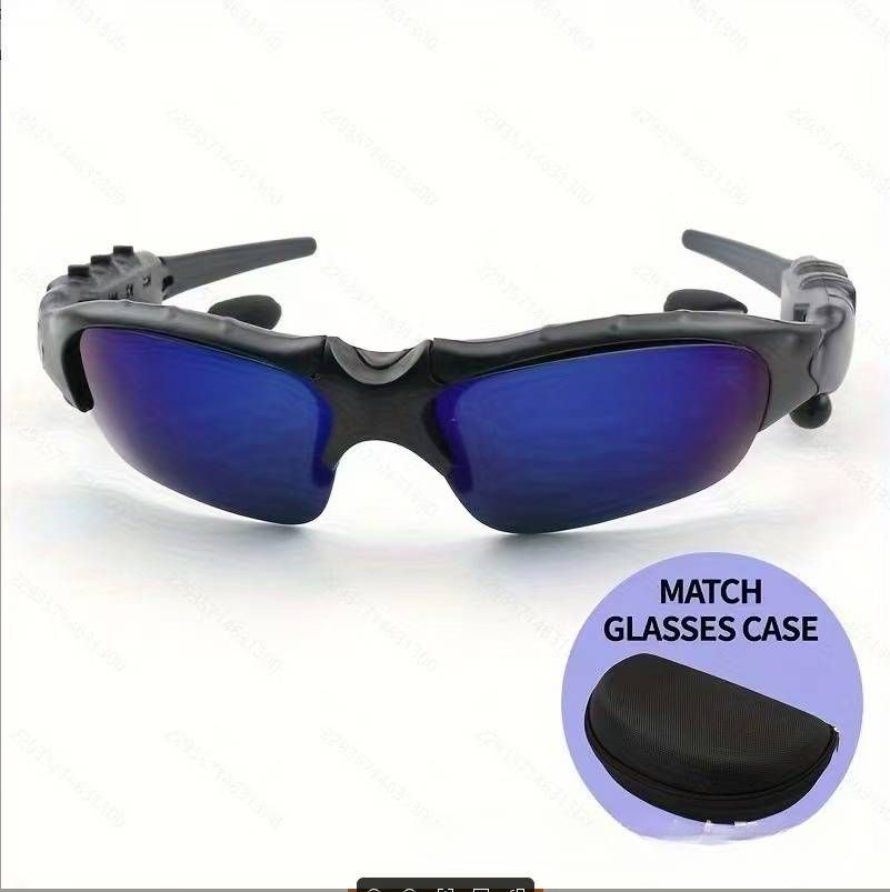 Cycling Eyewear AI Smart Translation Glasses Bluetooth Sunglasses With Real Time Translation UV400 Blue Light Protection_desvips.com