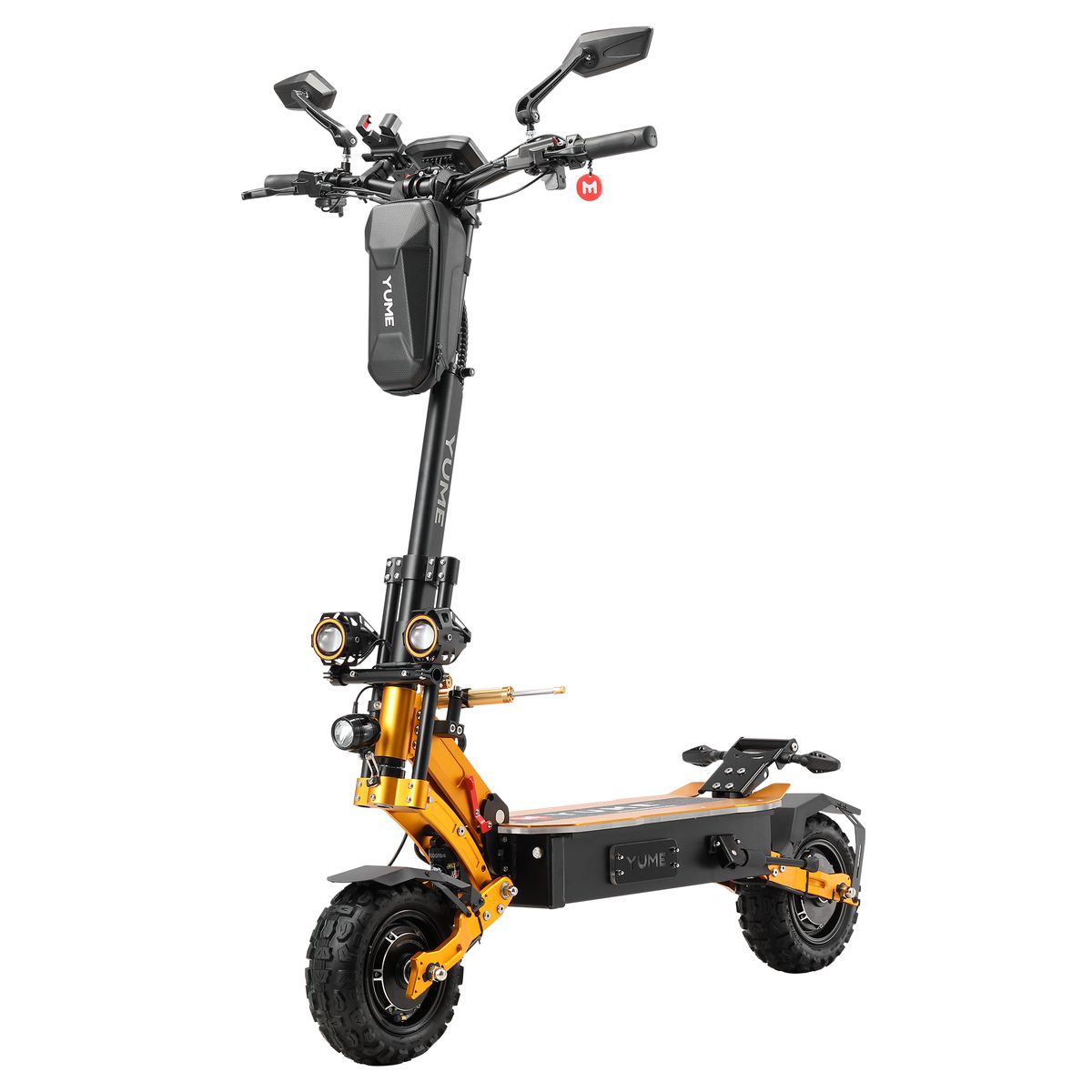 YUME X11+ Electric Scooter For Adults 6000W 60V30AH Samsung Battery, 11" Tire With Steering Damper_desvips.com