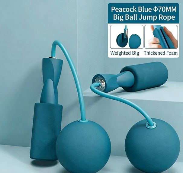 Cordless Weight Loss Jump Rope Adults, Women's Fitness Weighted Exercise Counting Rope, Student-Specific Professional_desvips.com