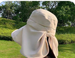 Wide Brim Women, Face Covering Shawl, UV Protection, Summer Sun For Cycling, Outdoor Sunshade, Hiking Hat, Cool Hat_desvips.com